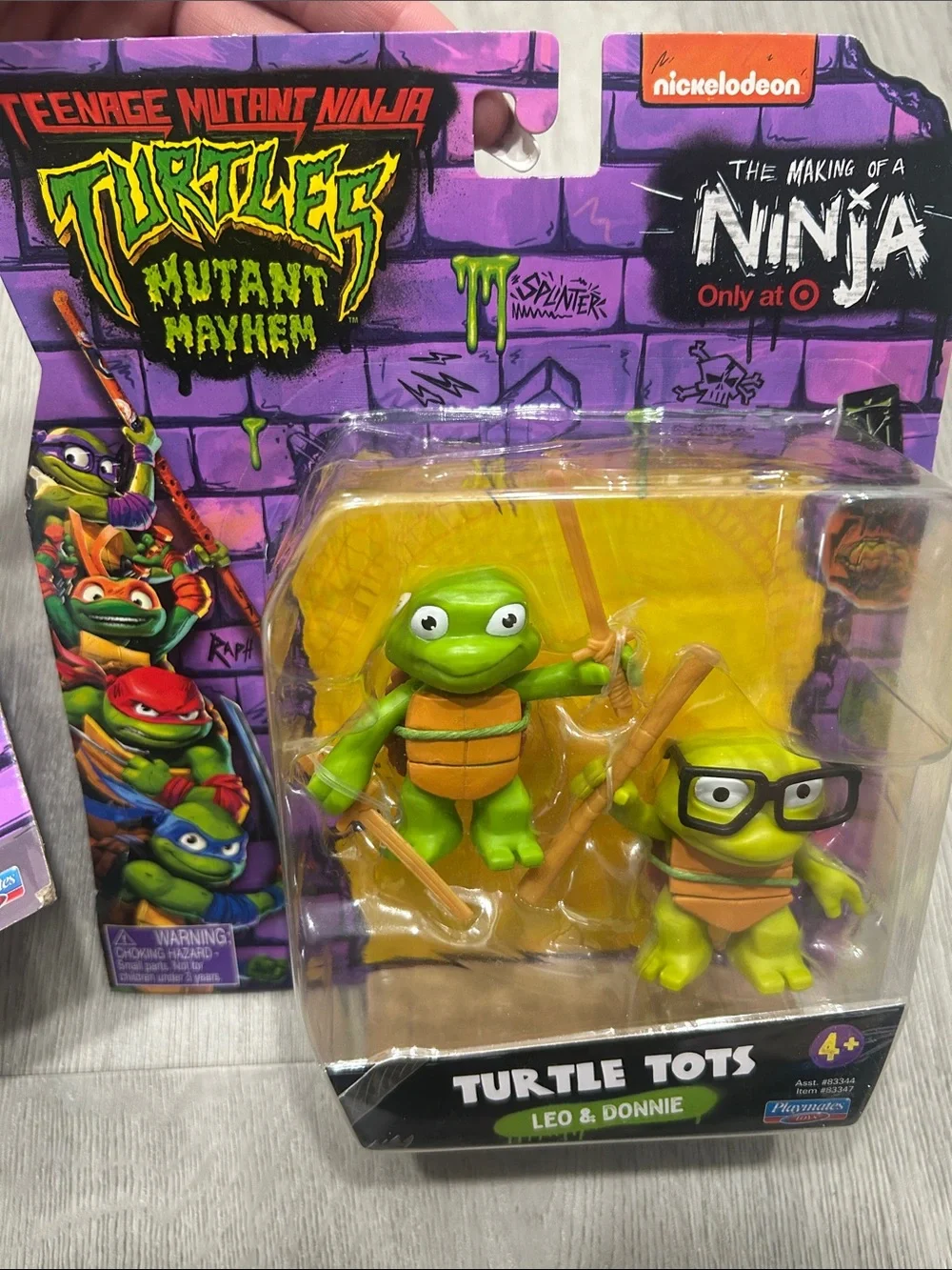 Teenage Mutant Ninja Turtles Mutant Mayhem Turtle Tots Action Figures NWT